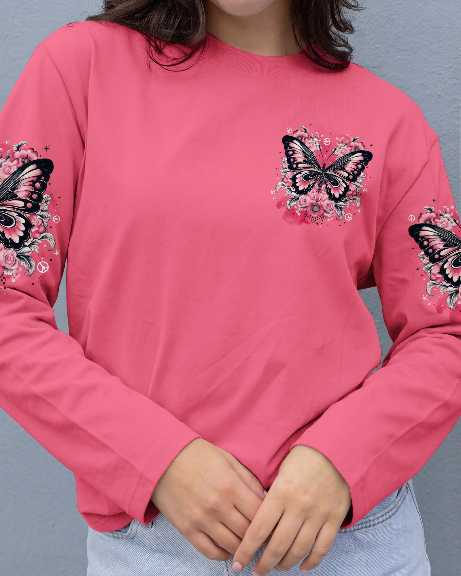 WHISPER WORDS OF WISDOM LET IT BE BUTTERFLY ALL OVER PRINT - TYTD0501261