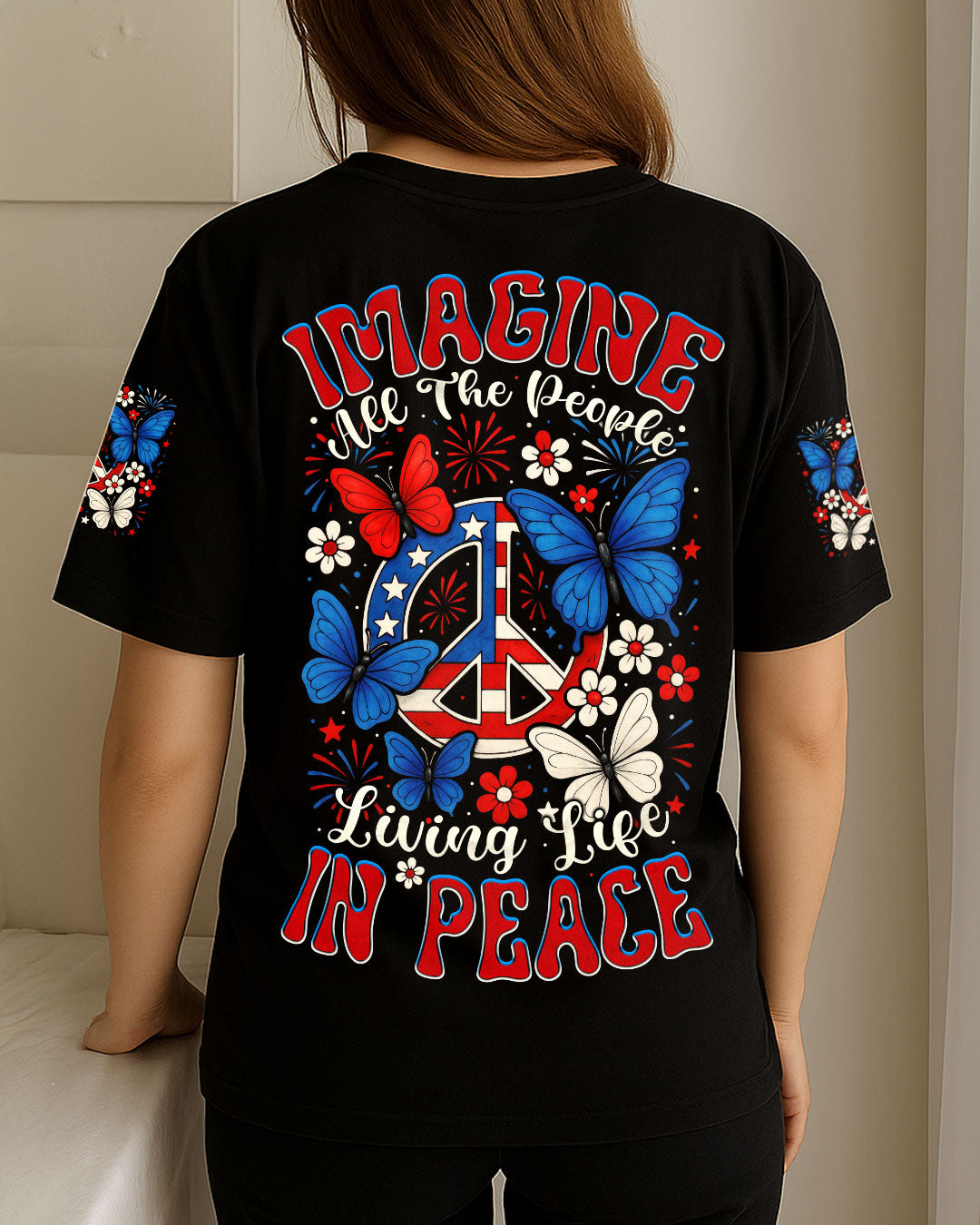 IMAGINE ALL THE PEOPLE LIVING LIFE IN PEACE ALL OVER PRINT - TYTM1505254