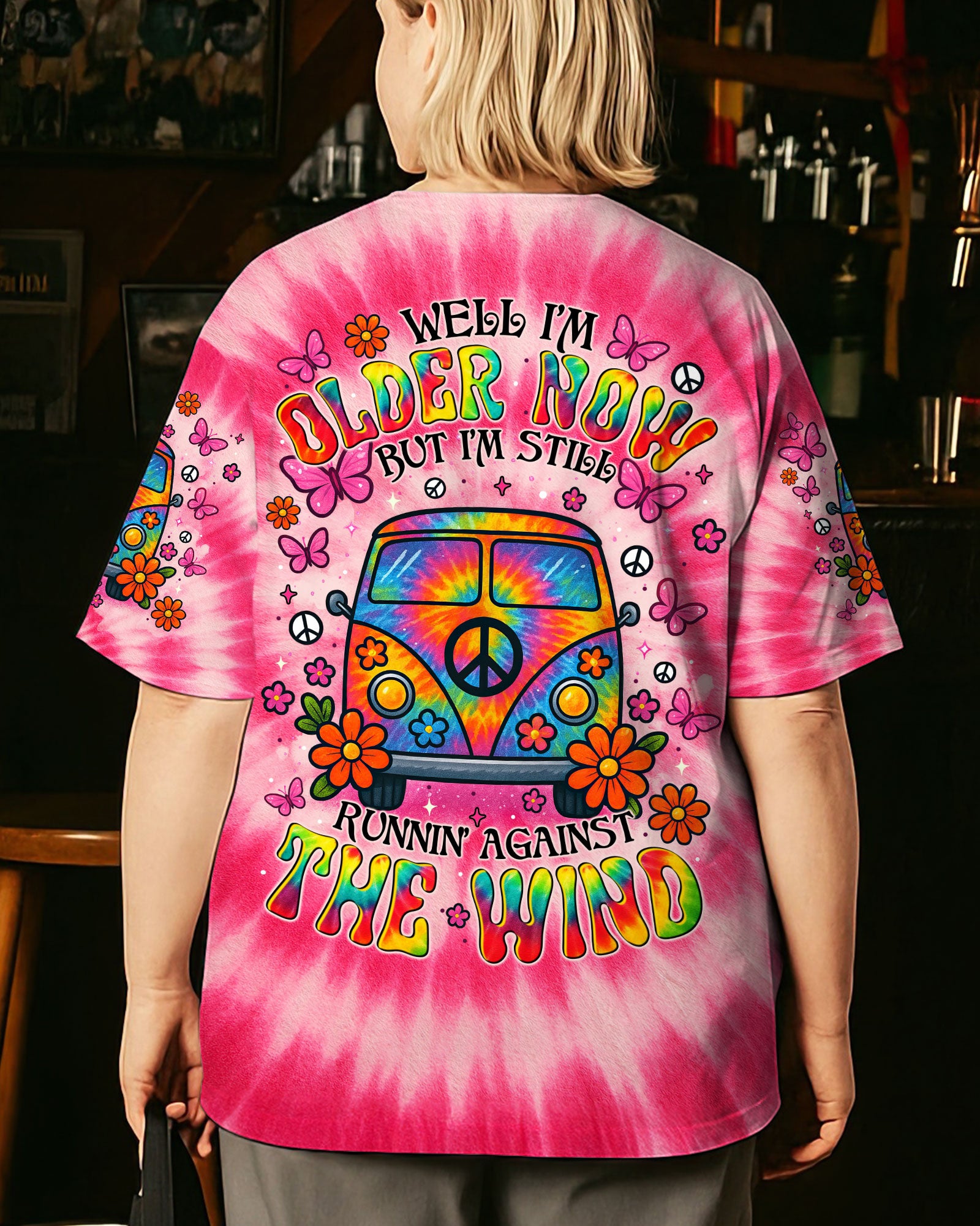 RUNNING AGAINST THE WIND TIE DYE ALL OVER PRINT - TYTM1704252