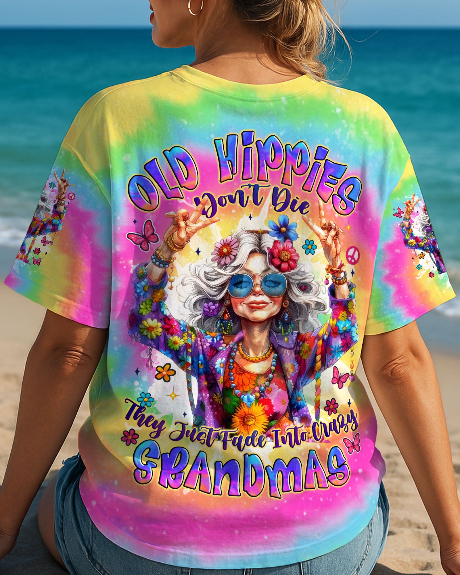 OLD HIPPIES TIE DYE ALL OVER PRINT - TYTM2205251