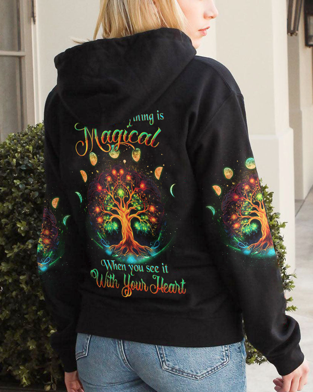 EVERYTHING IS MAGICAL WHEN YOU SEE IT TREE OF LIFE MOON ALL OVER PRINT - YHDU1005233