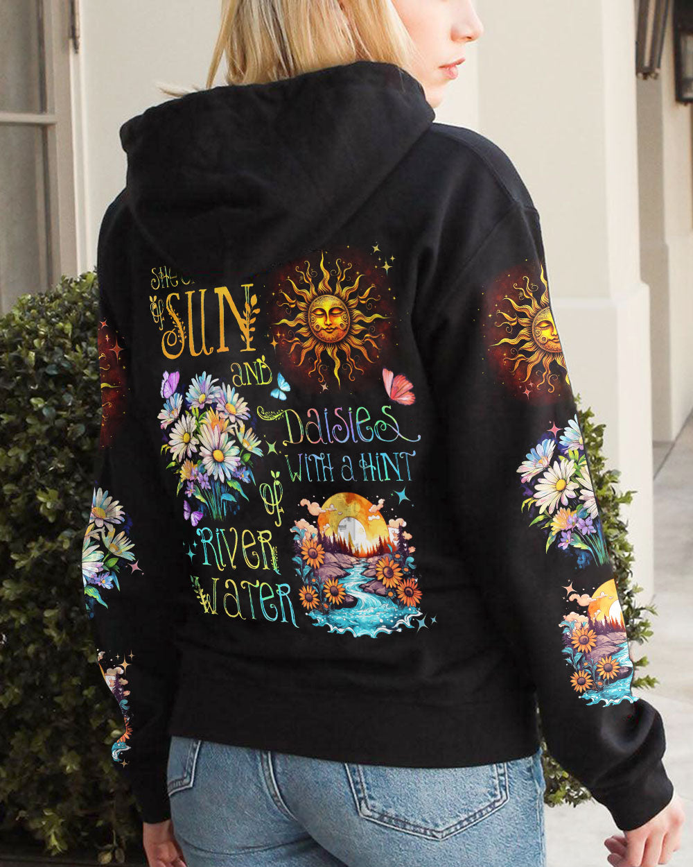SHE SMELLED OF SUN AND DAISIES ALL OVER PRINT - TYTD2405231