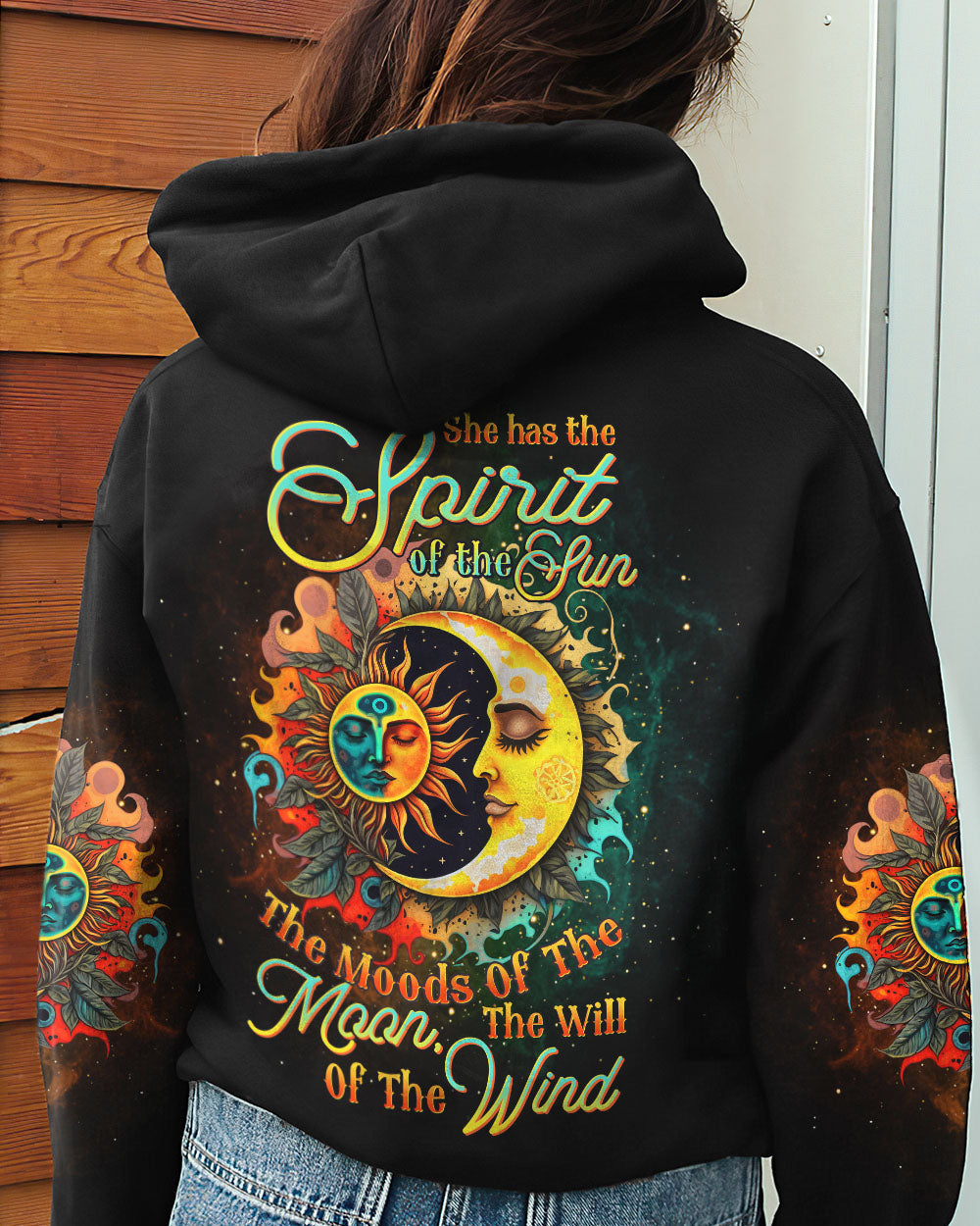 SHE HAS THE SPIRIT OF THE SUN ALL OVER PRINT - YHDU0805233