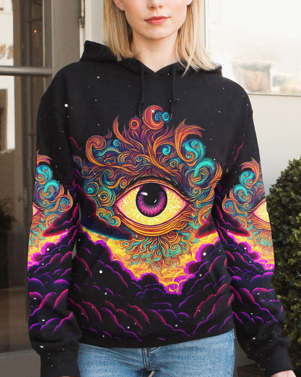 THE EYES ARE USELESS WHEN THE MIND IS BLIND ALL OVER PRINT - TLNT0405233