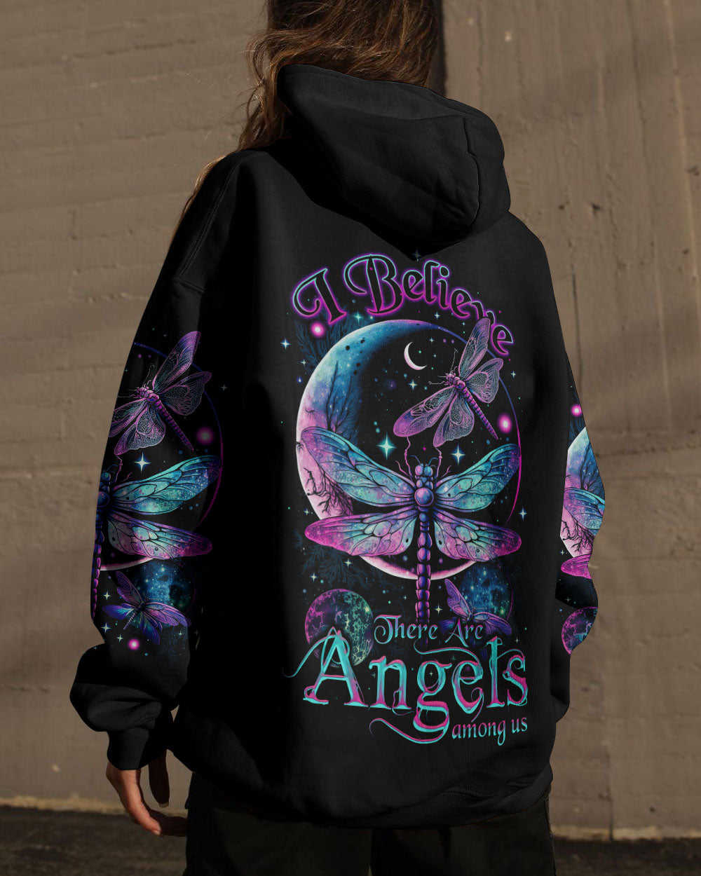 I BELIEVE THERE ARE ANGELS AMONG US ALL OVER PRINT - TY1904234