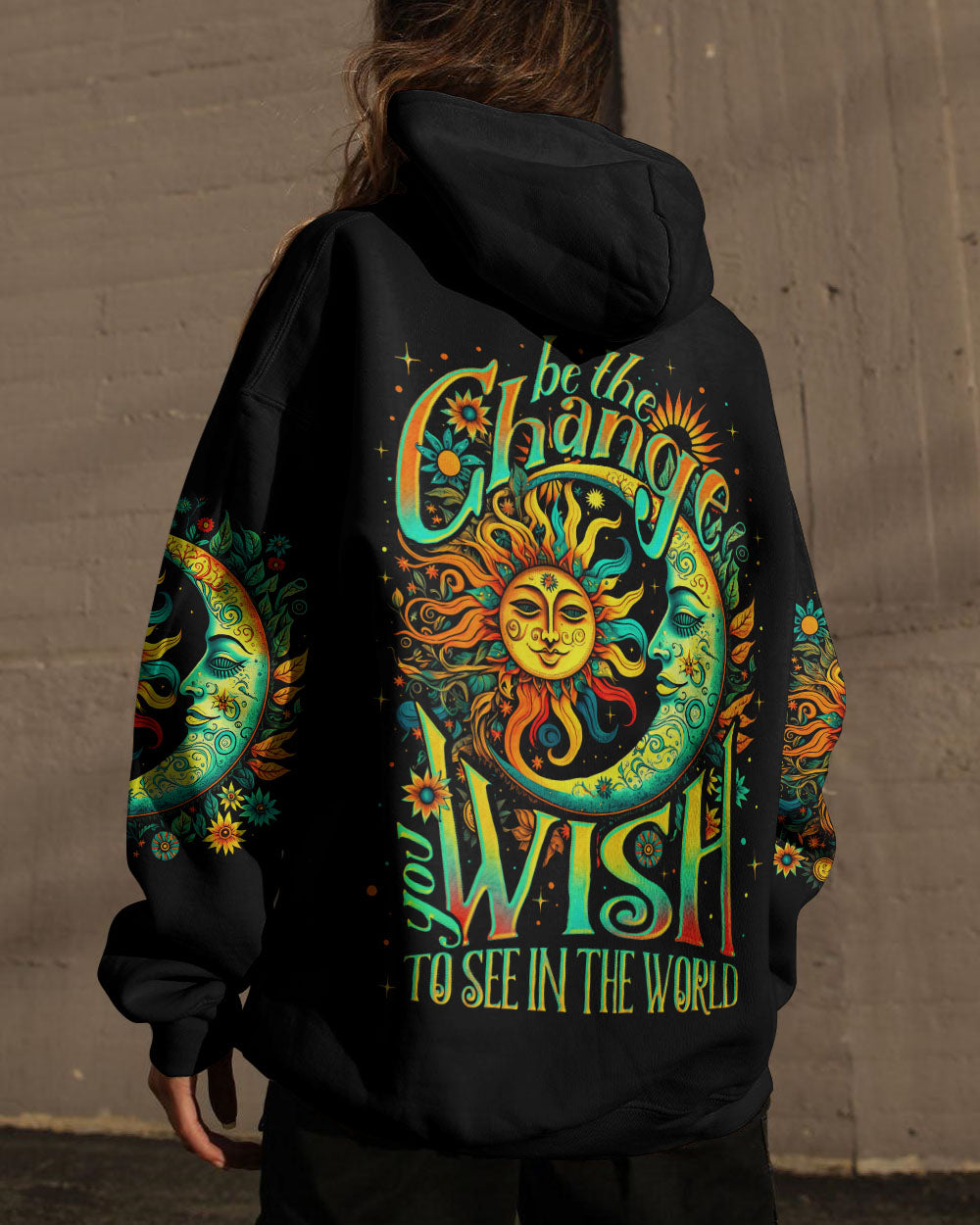 BE THE CHANGE YOU WISH ALL OVER PRINT - TY1105232