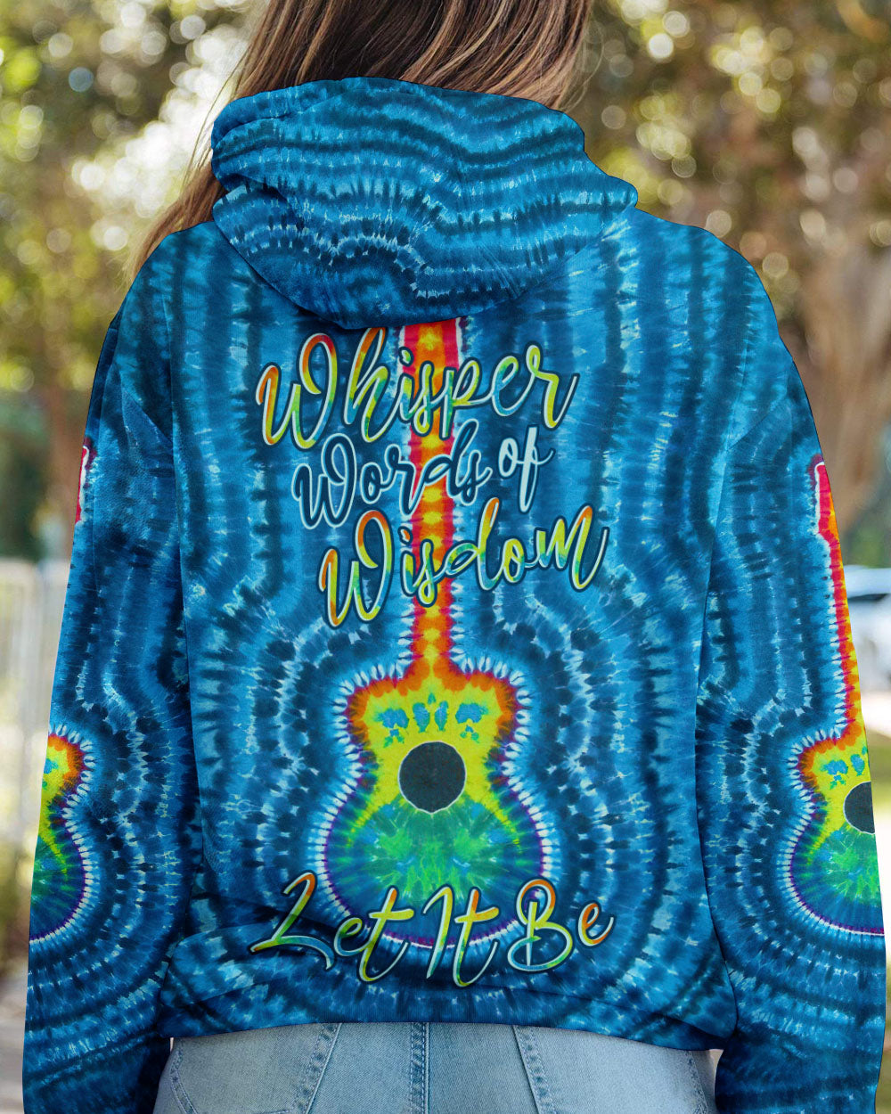 WHISPER WORDS OF WISDOM GUITAR TIE DYE ALL OVER PRINT - TLNO2104231