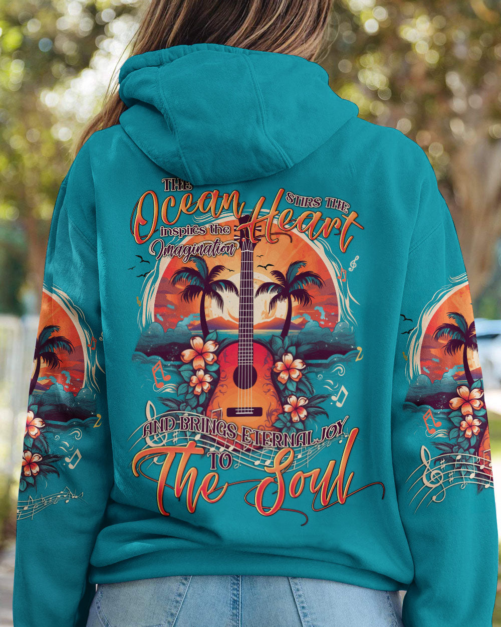 THE OCEAN STIRS THE HEART GUITAR ALL OVER PRINT - TYTM2305231