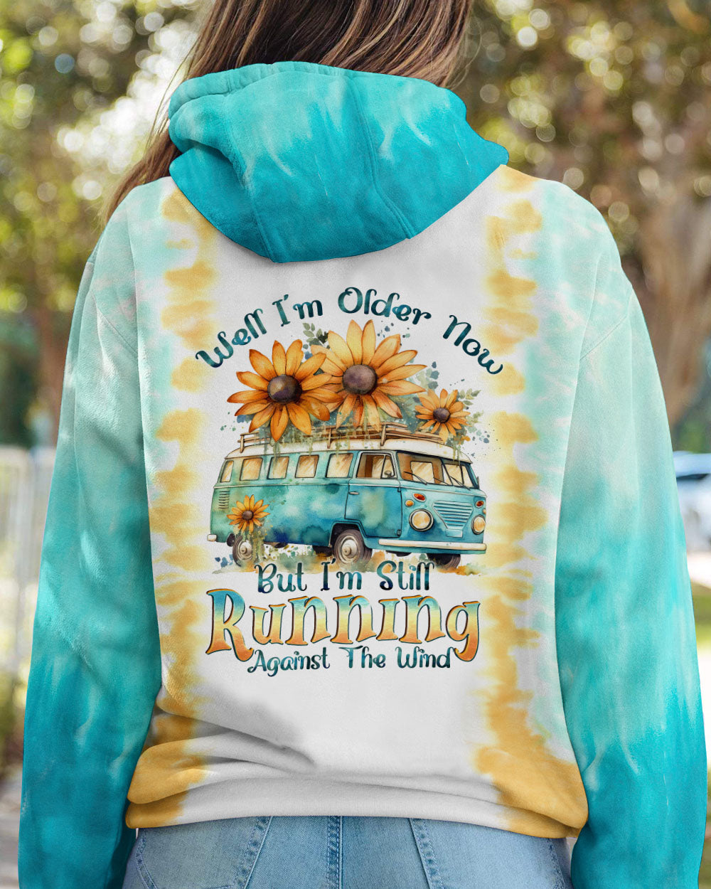 RUNNING AGAINST THE WIND TIE DYE ALL OVER PRINT - TLTW1105233