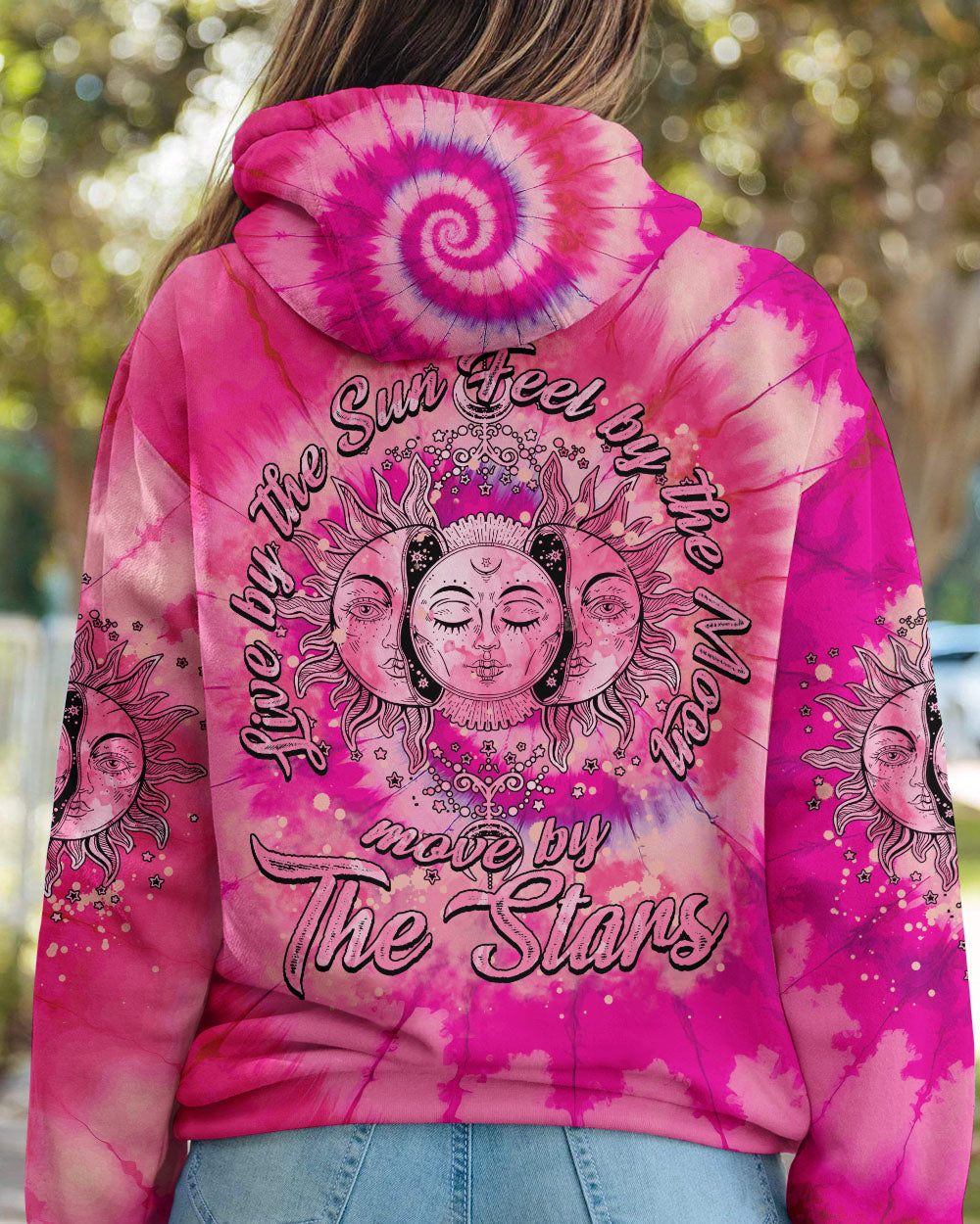 LIVE BY THE SUN PINK TIE DYE ALL OVER PRINT - TYTM0805231