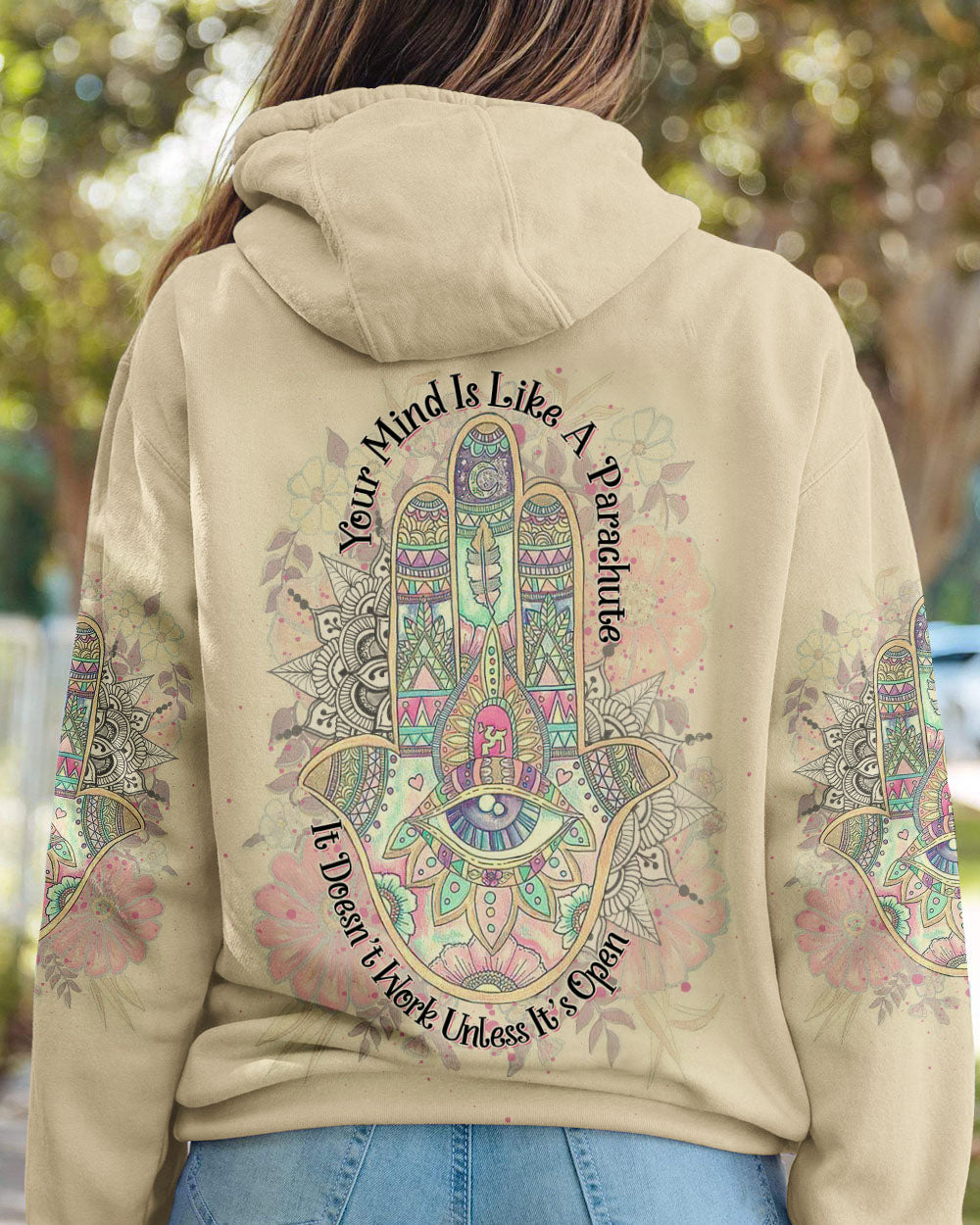 YOUR MIND IS LIKE A PARACHUTE ALL OVER PRINT - YHHG2604231