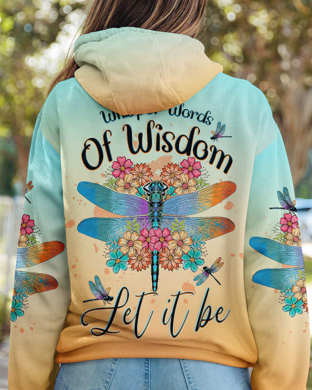 WHISPER WORDS OF WISDOM DRAGONFLY ALL OVER PRINT - TLTW2205234