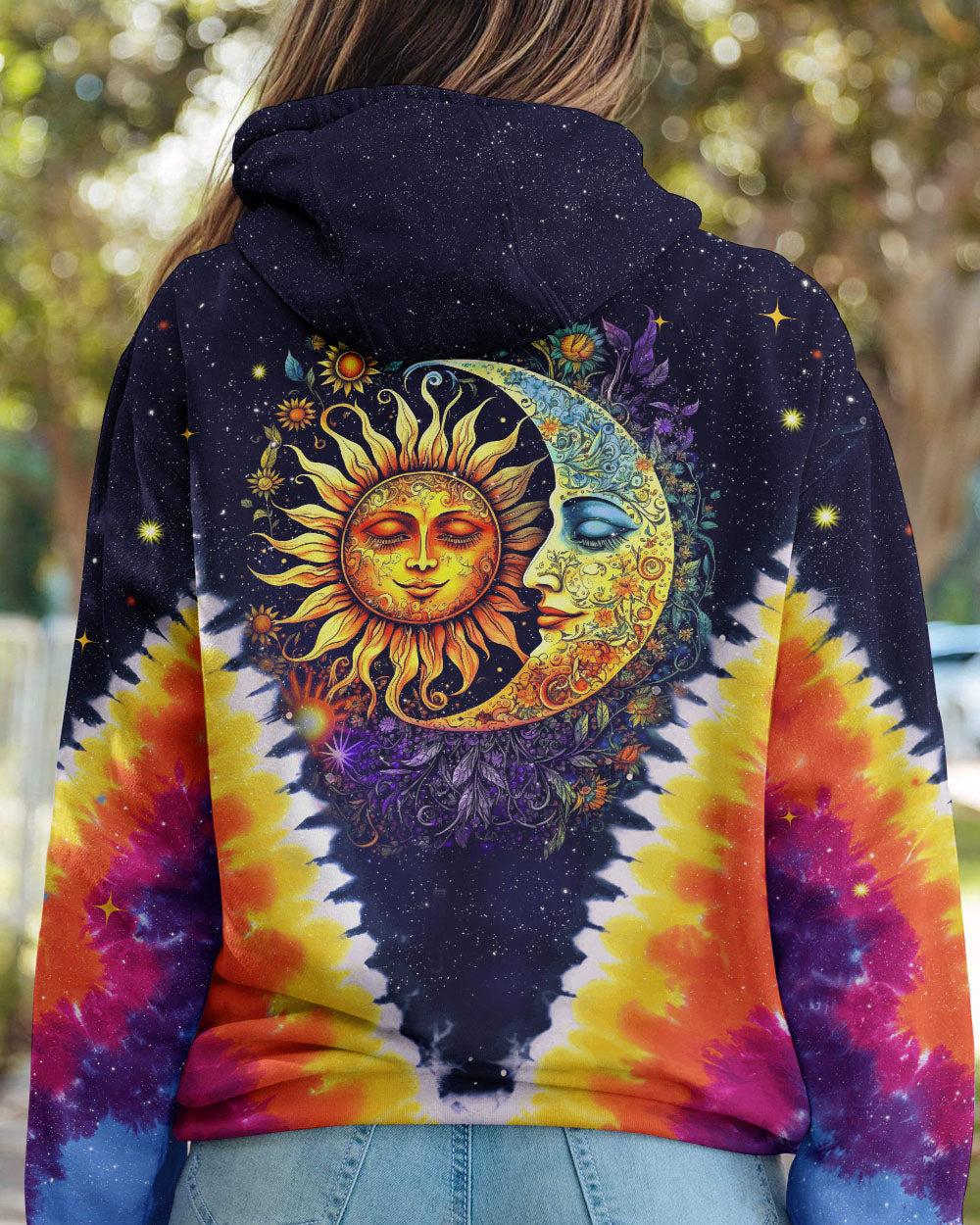 SUN AND MOON TIE DYE ALL OVER PRINT - TYTM1005232