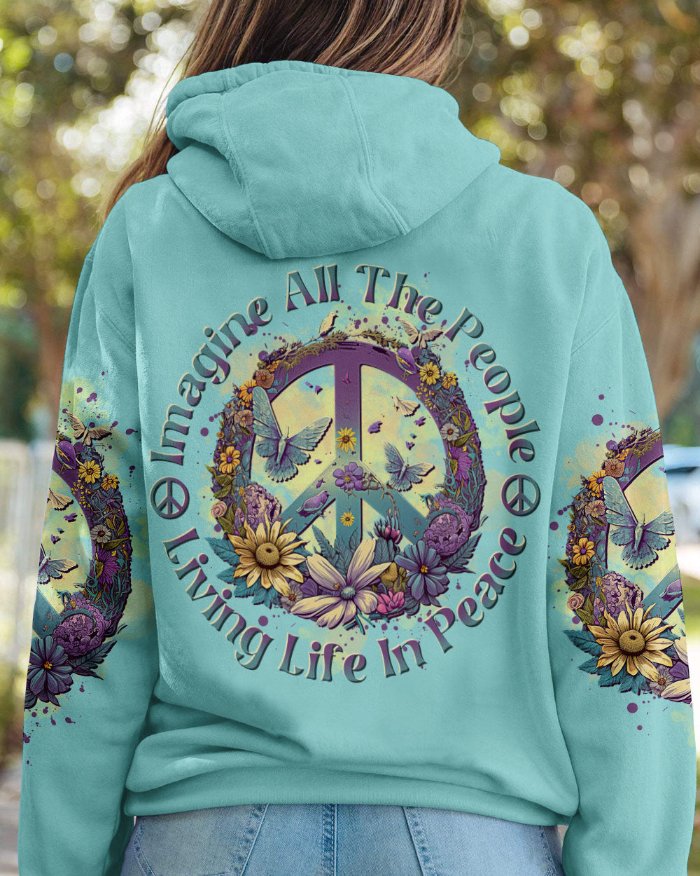 IMAGINE ALL THE PEOPLE LIVING LIFE IN PEACE ALL OVER PRINT - TLTR2504234