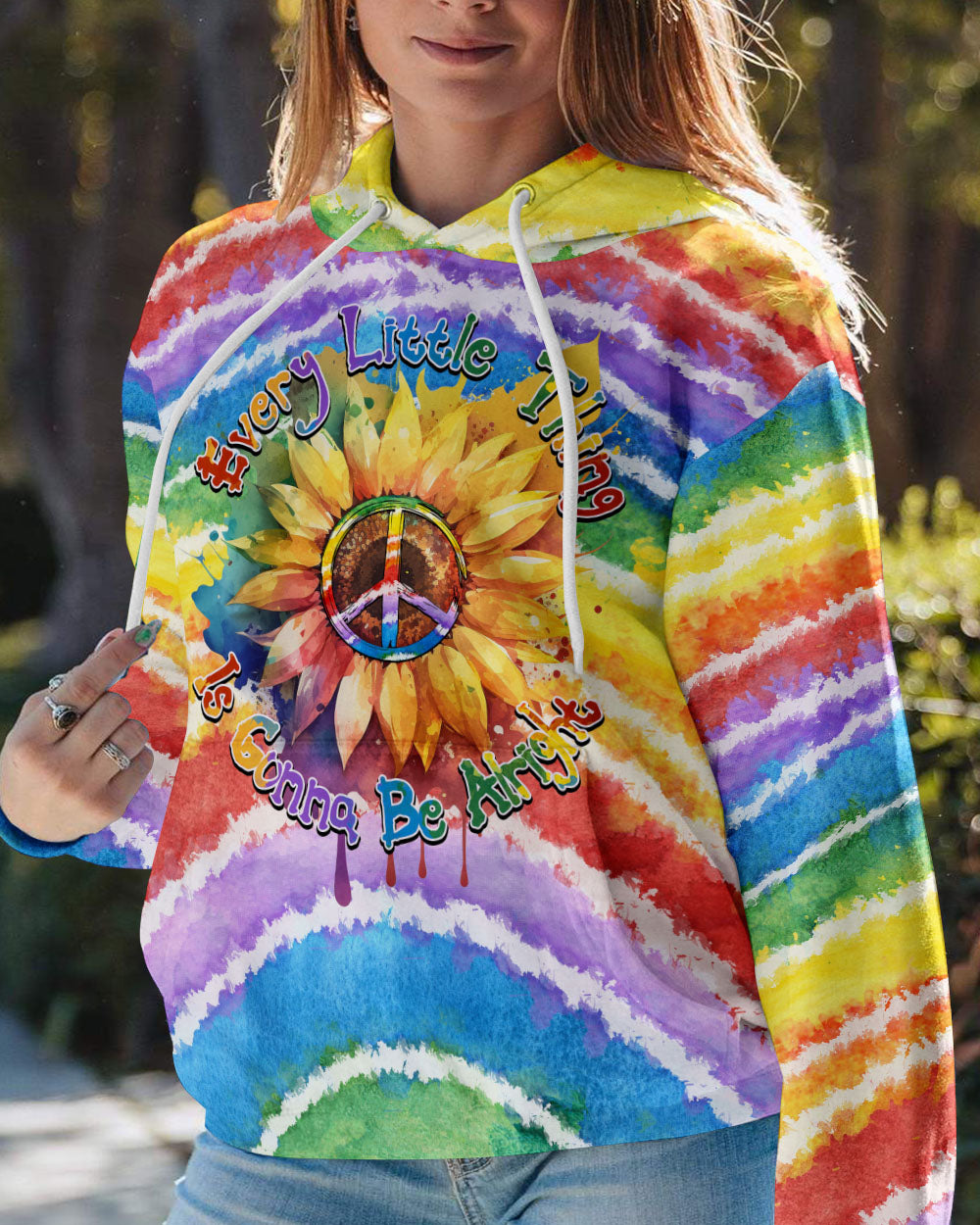 EVERY LITTLE THING IS GONNA BE ALRIGHT RAINBOW ALL OVER PRINT - TYTM2003233