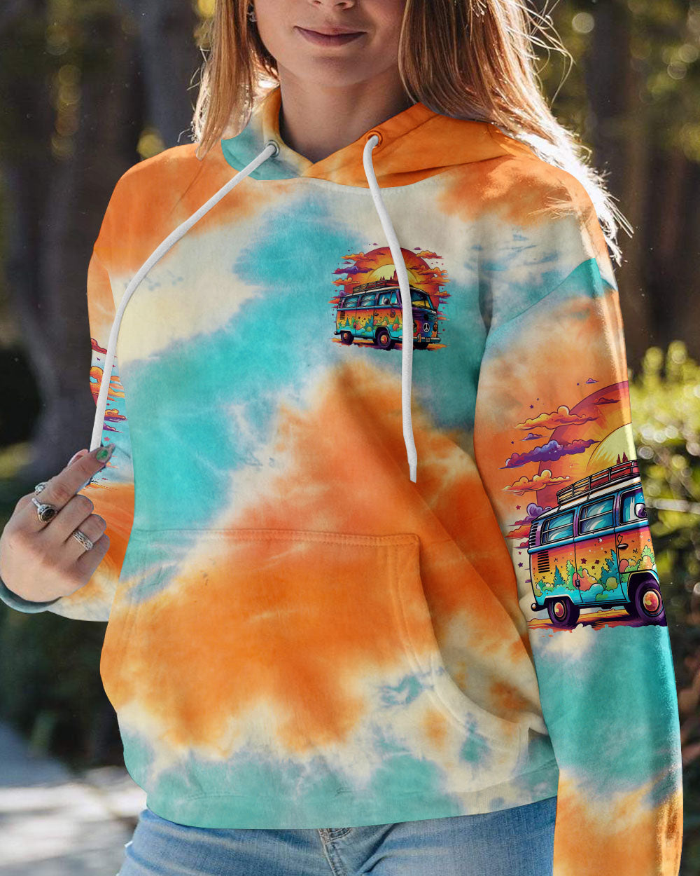 DON'T WORRY BE HIPPIE TIE DYE ALL OVER PRINT - TLTR2205232