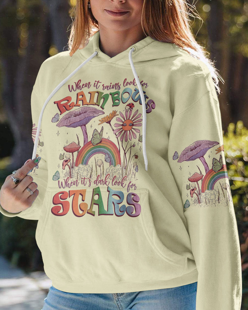 WHEN IT'S RAINS LOOK FOR RAINBOWS ALL OVER PRINT - TLNZ1305231
