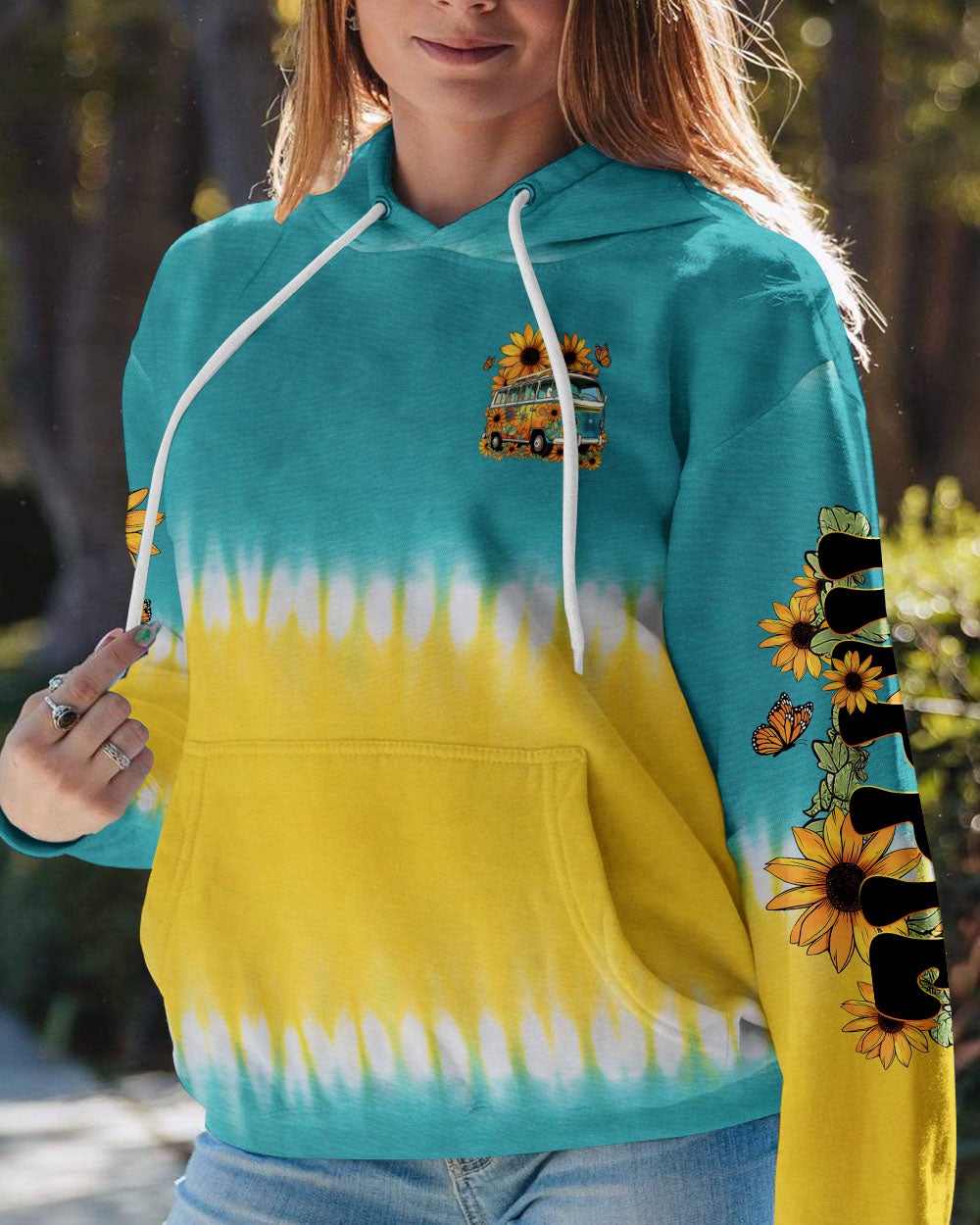 SHE WAS LIFE ITSELF SUNFLOWER ALL OVER PRINT - TLTW0805232