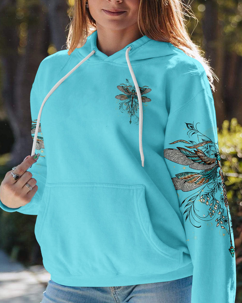 MAY YOU TOUCH DRAGONFLIES AND STARS ALL OVER PRINT - YHLN0405233