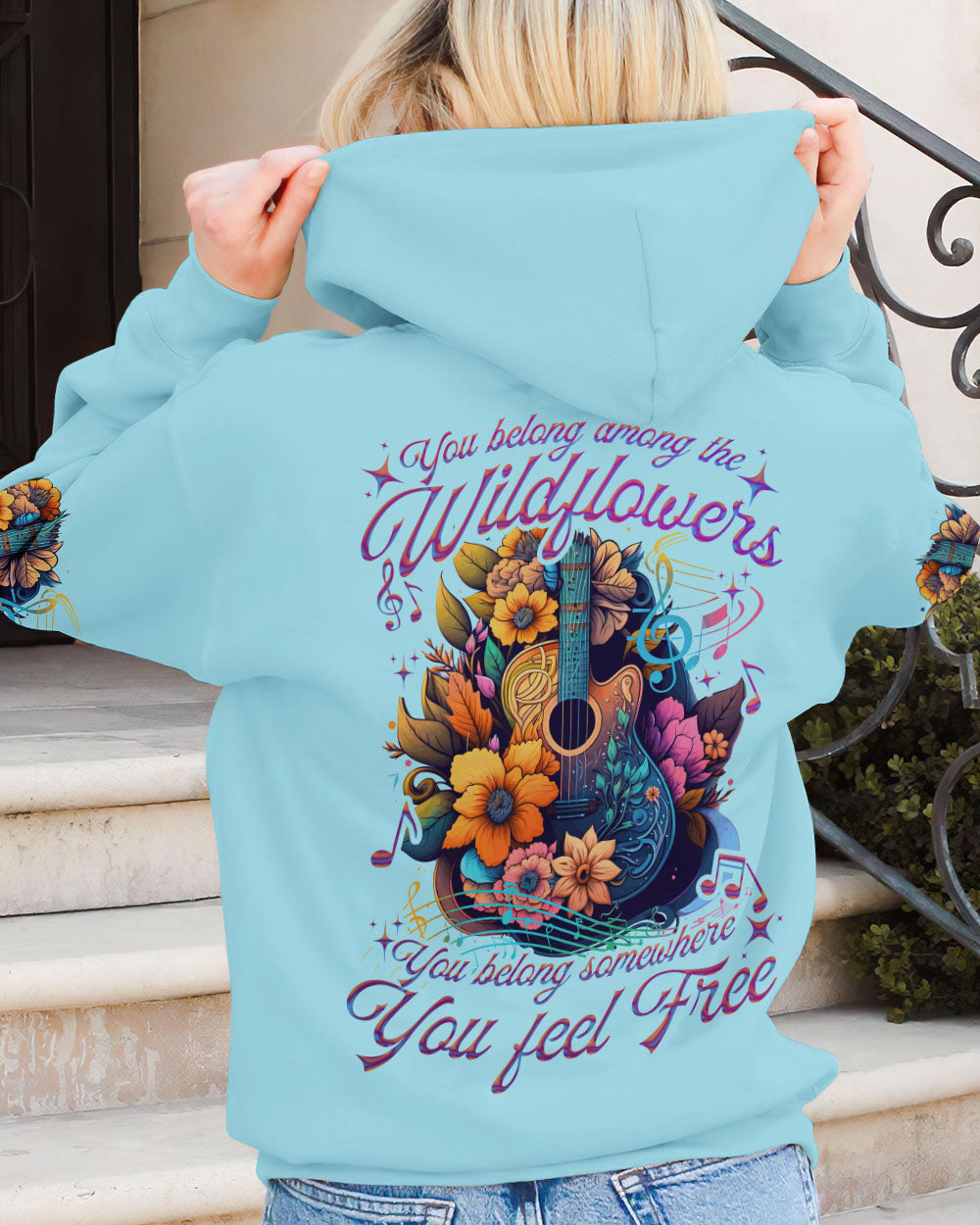 YOU BELONG SOMEWHERE YOU FEEL FREE GUITAR ALL OVER PRINT - TYTD2305231