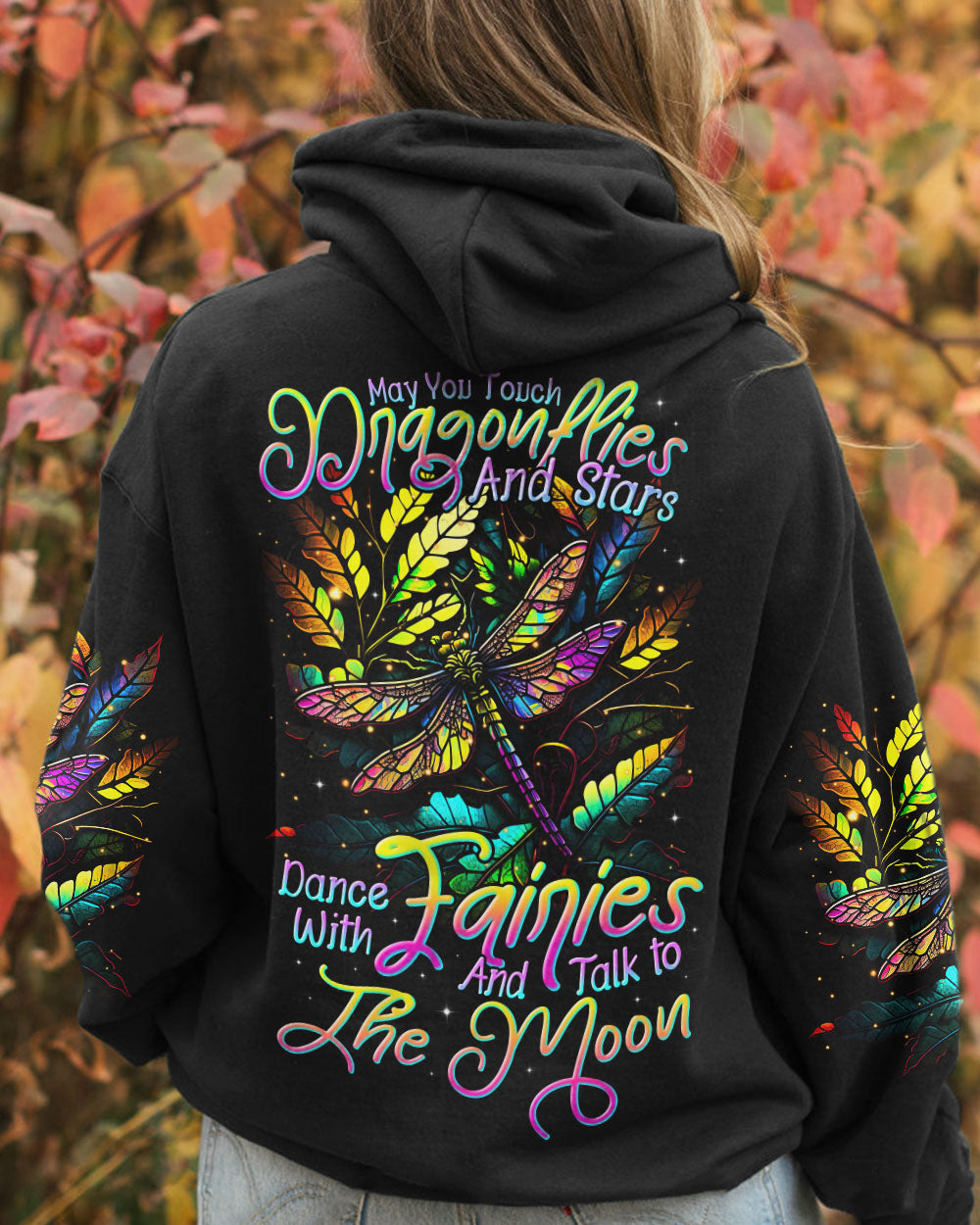 MAY YOU TOUCH DRAGONFLIES AND STARS ALL OVER PRINT - TLTR1505231