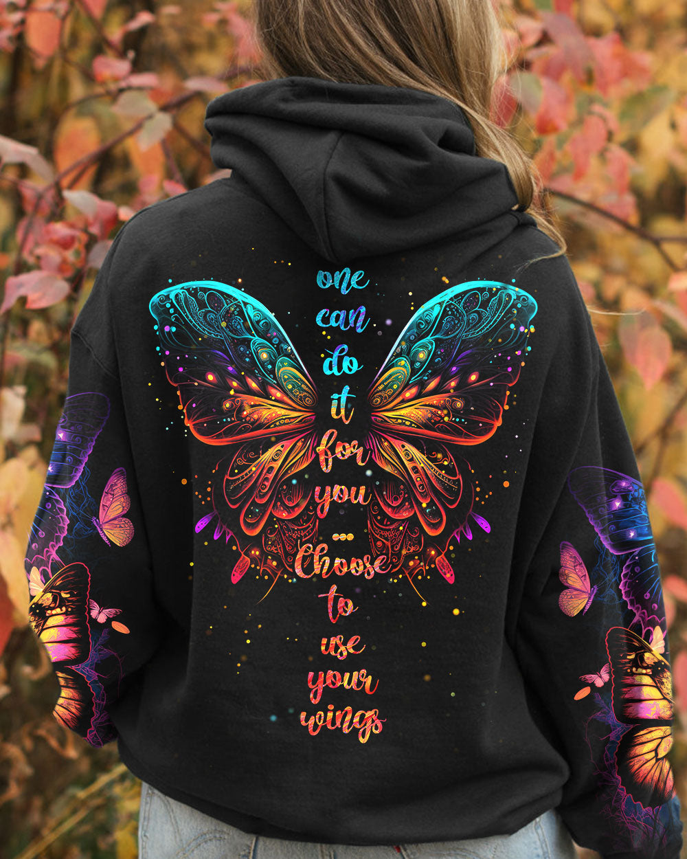 CHOOSE TO USE YOUR WINGS ALL OVER PRINT - TYTM2403231