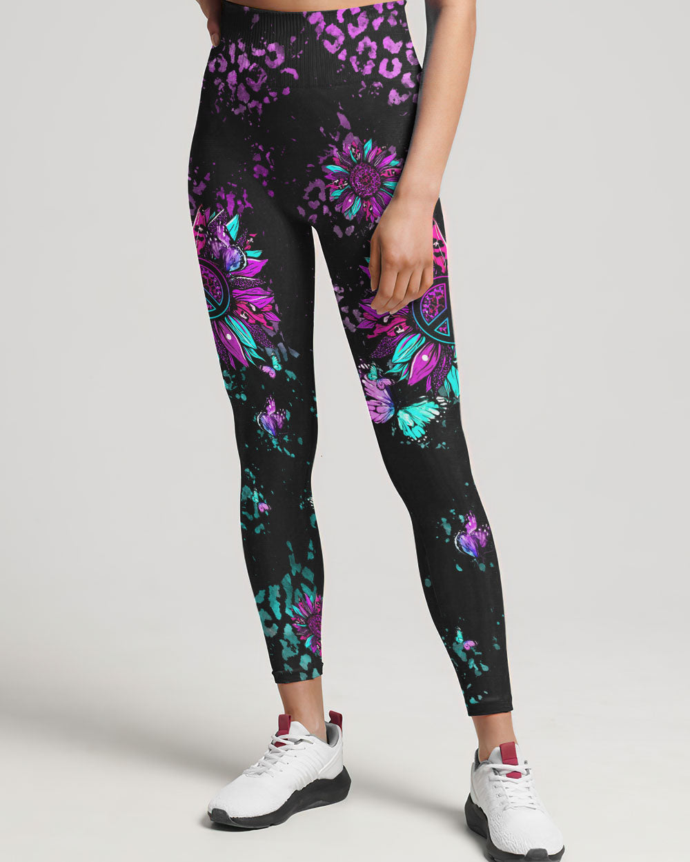 HIPPIE SOUL SUNFLOWER LEOPARD ALL OVER PRINT - YHHG2102231