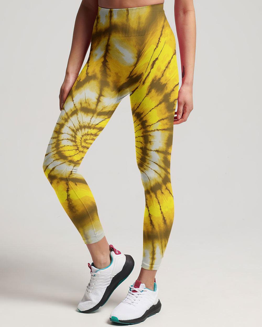 LIVE BY THE SUN YELLOW TIE DYE ALL OVER PRINT - TYTM2803231