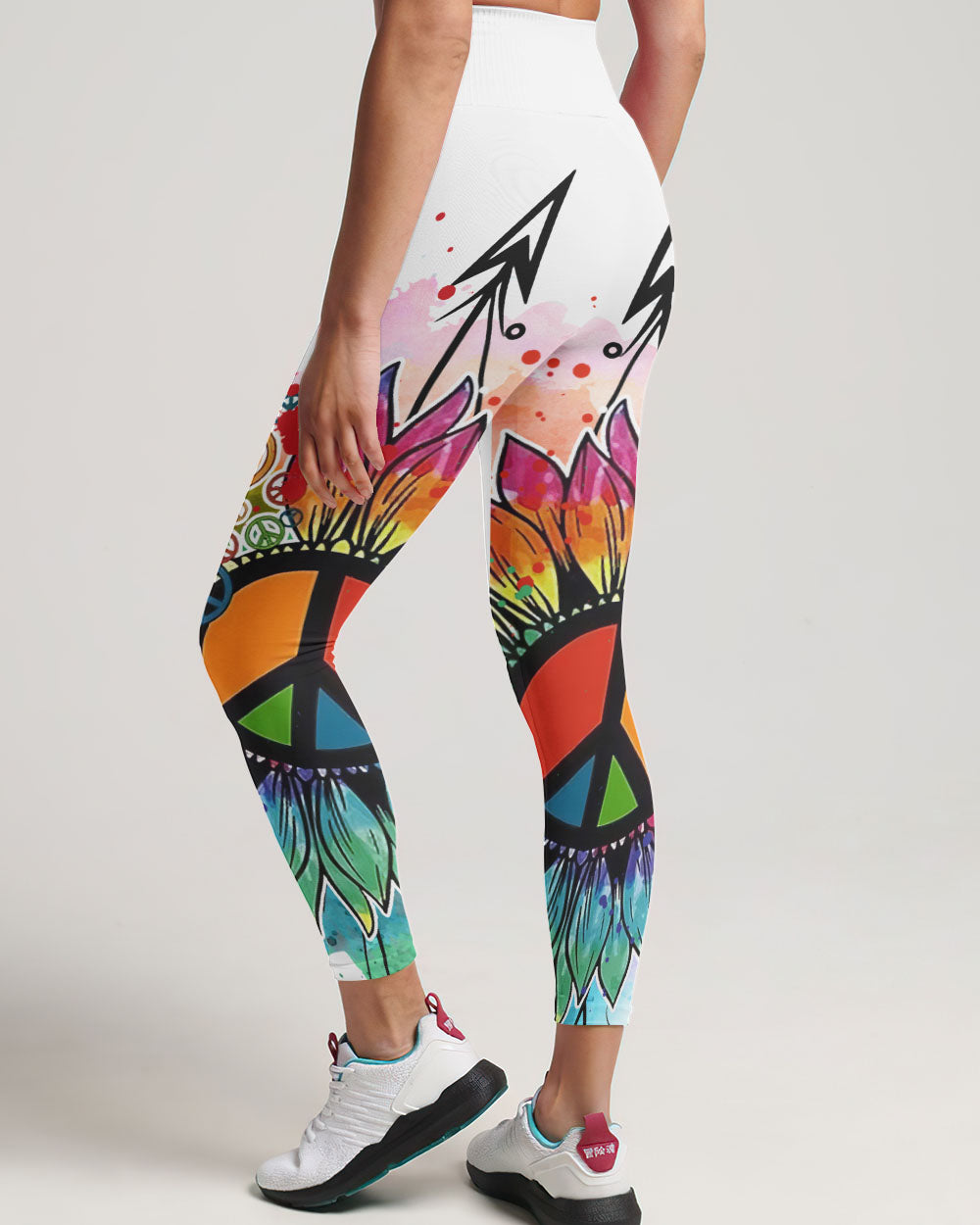 HIPPIE SOUL SUNFLOWER TIE DYE WATERCOLOR ALL OVER PRINT - TYTM2502232