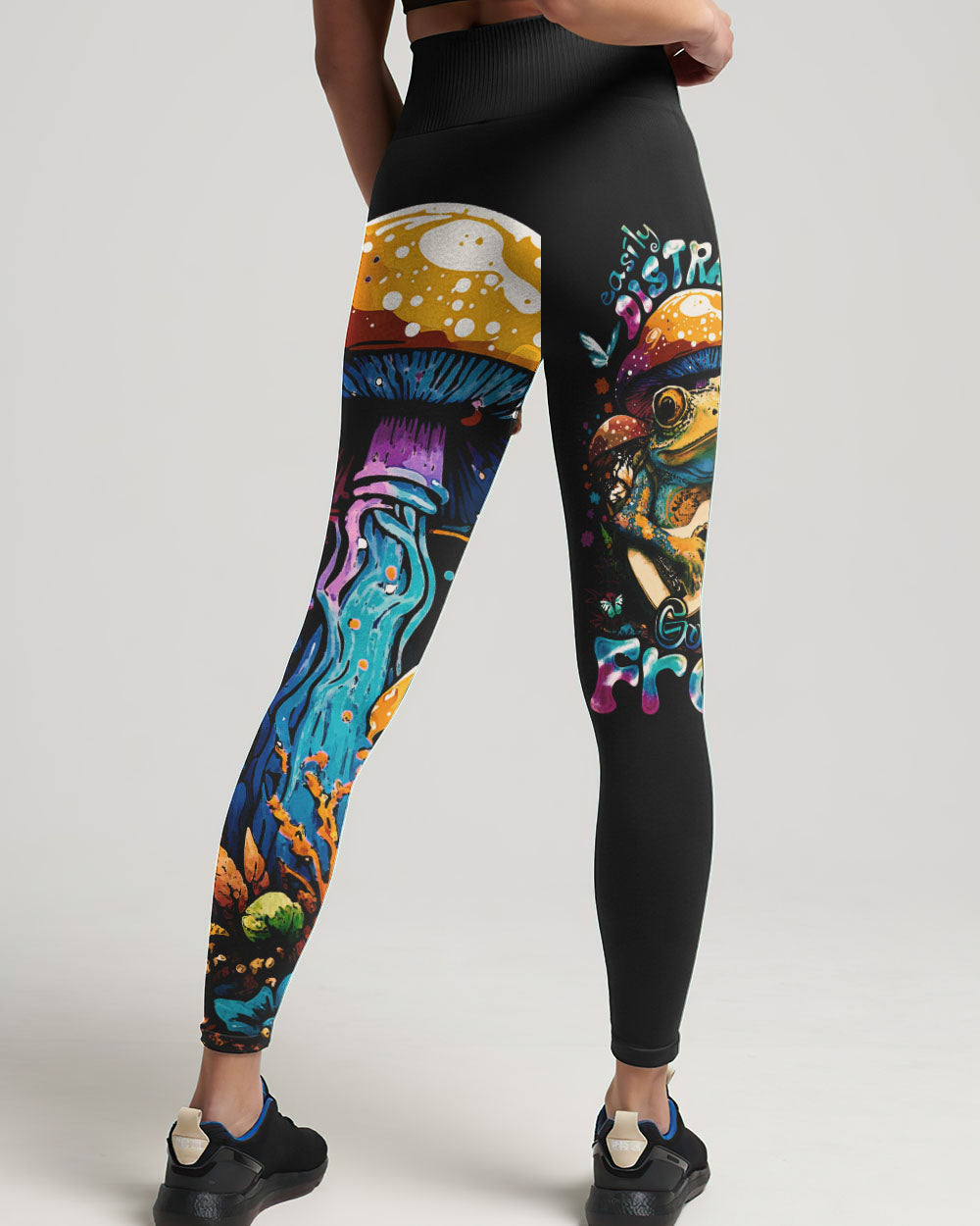 EASILY DISTRACTED BY GUITAR FROGS ALL OVER PRINT - TY2202231