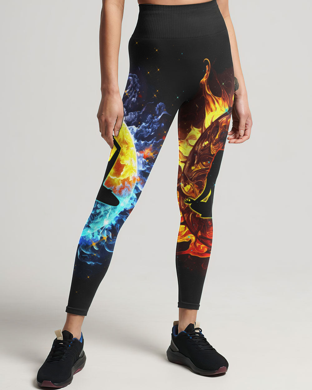 LIVE BY THE SUN YOGA SUN AND MOON ALL OVER PRINT - TYTM0803231