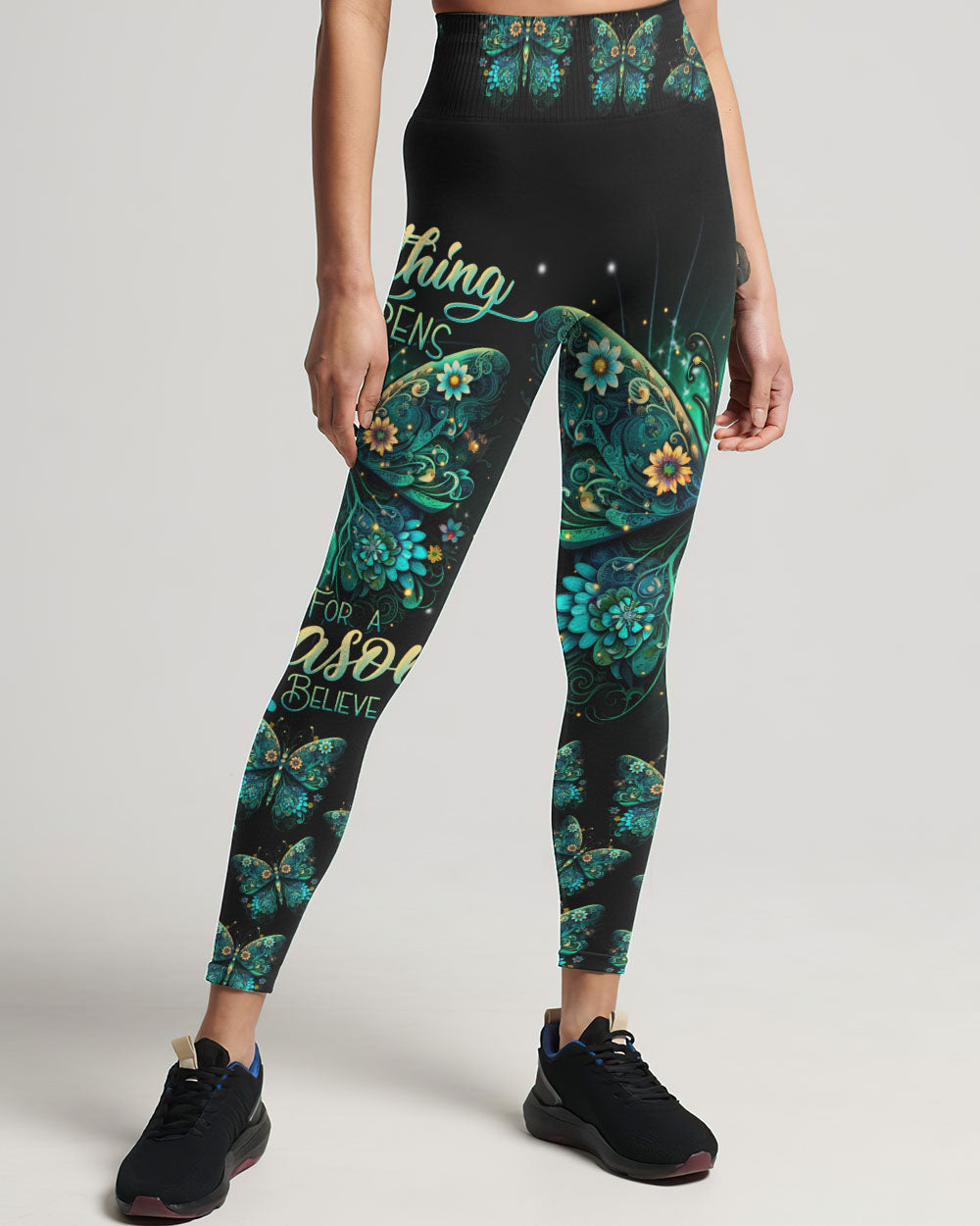 JUST BELIEVE BUTTERFLY ALL OVER PRINT - TLTR2106231