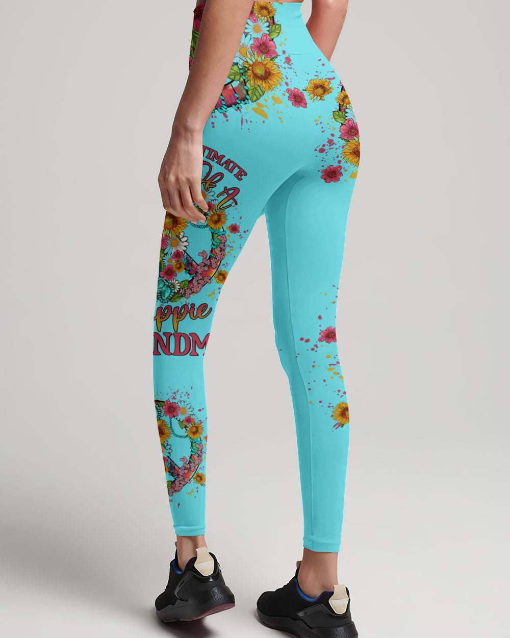 NEVER UNDERESTIMATE HIPPIE GRANDMA ALL OVER PRINT - YHLN1904233