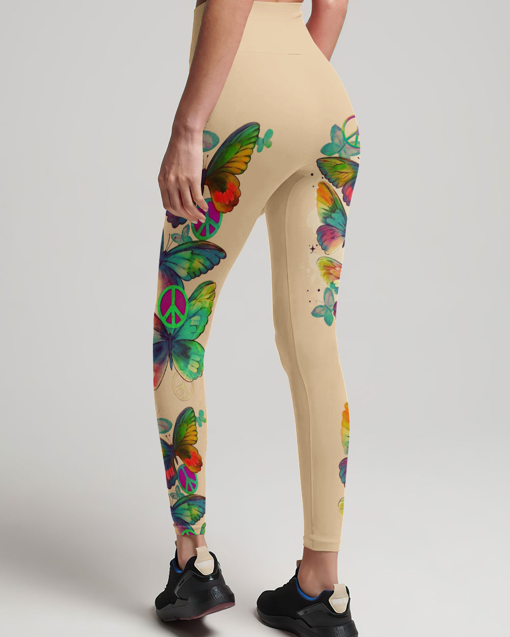 SHE BEGAN TO FLY BUTTERFLY ALL OVER PRINT - TLNO0407232