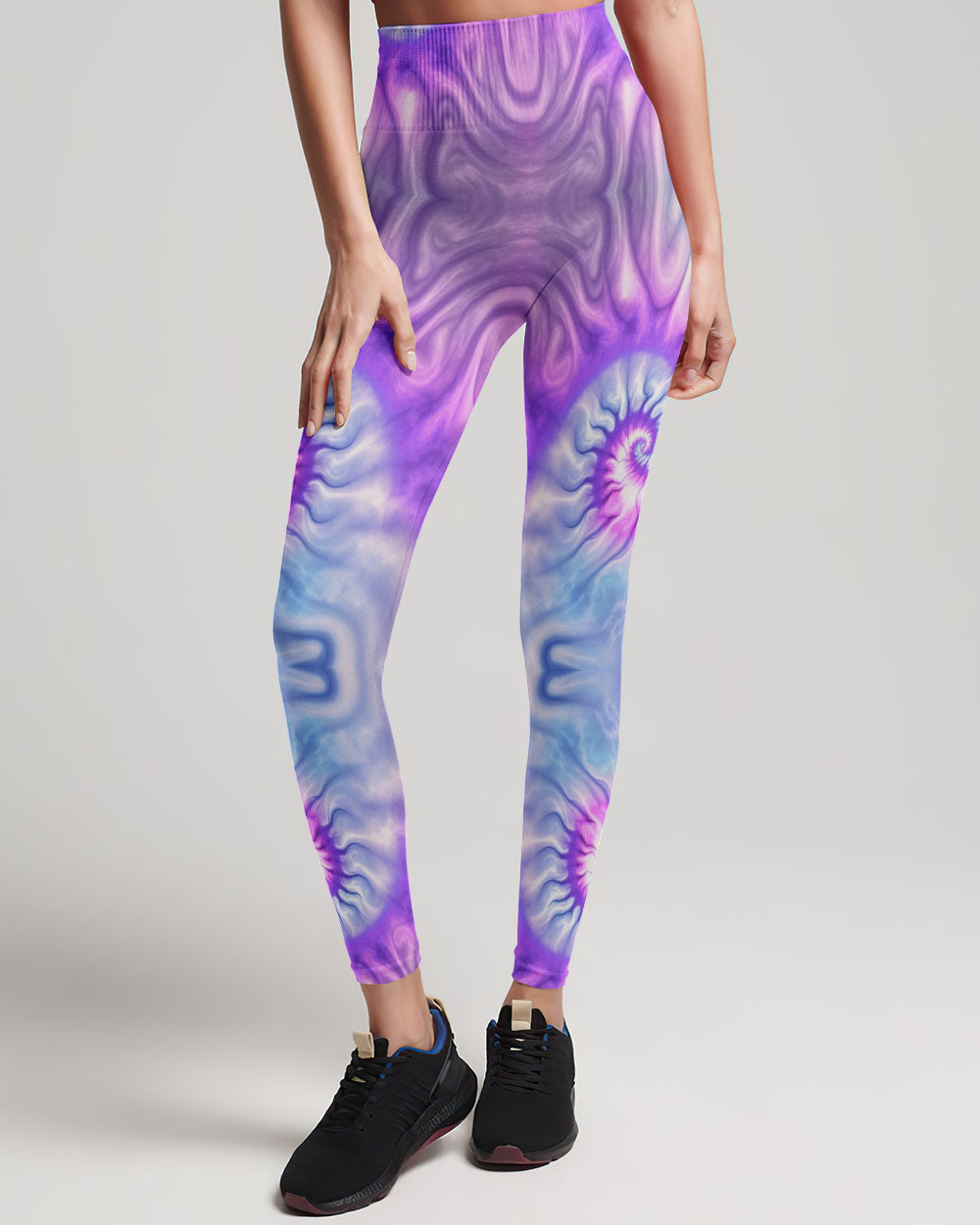LIVE BY THE SUN PURPLE TIE DYE ALL OVER PRINT - TY2103236