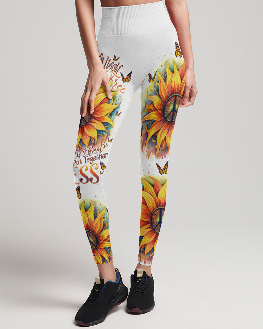 SHE IS LIFE ITSELF SUNFLOWER ALL OVER PRINT - TLNO1505231