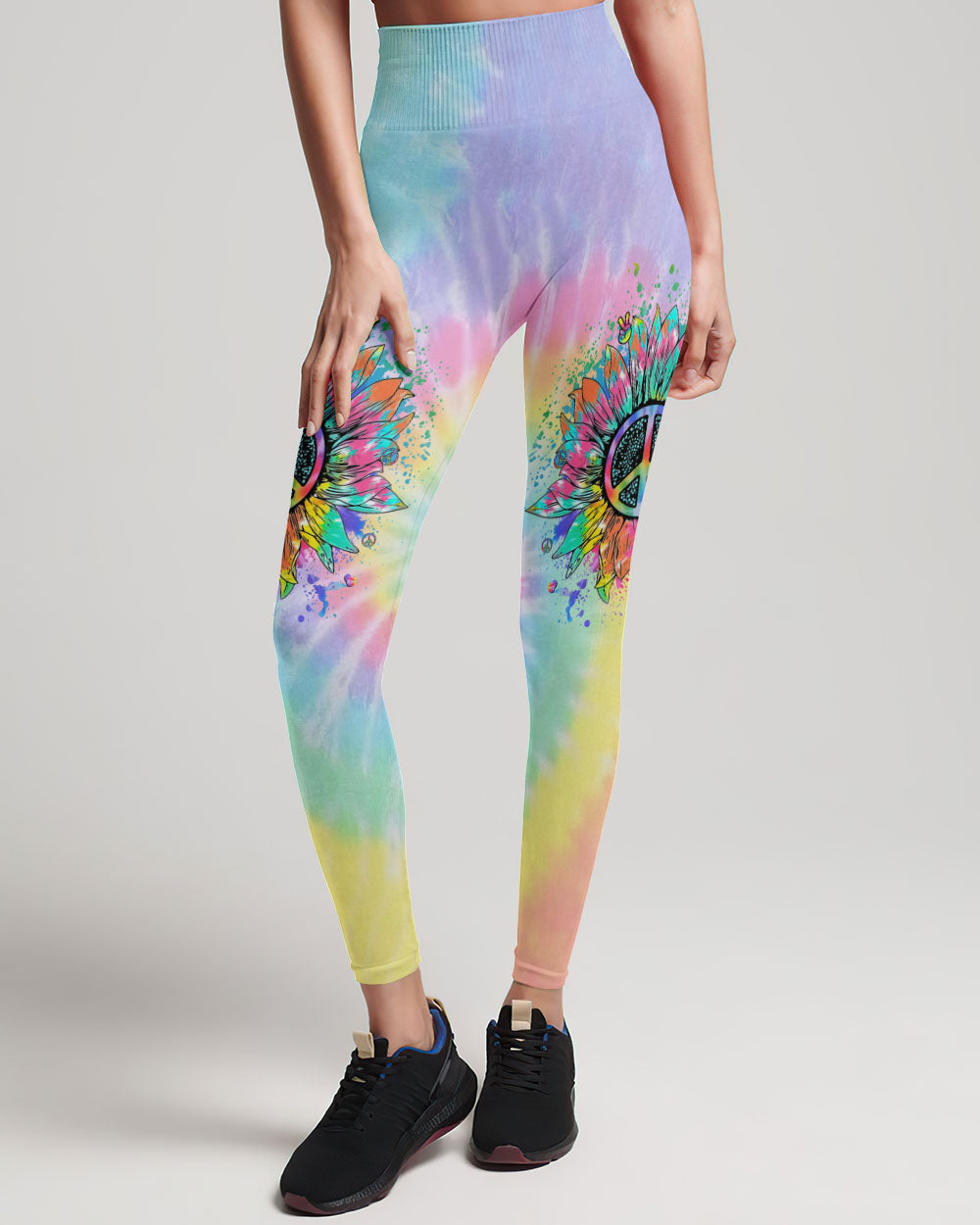 HIPPIE SOUL DAISY TIE DYE ALL OVER PRINT - YHHG1602231