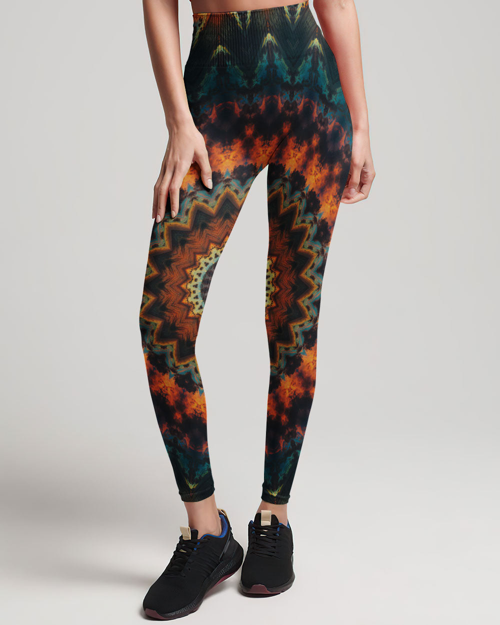 HIPPIE PEACE LOVE MANDALA TIE DYE ALL OVER PRINT - TY1702232