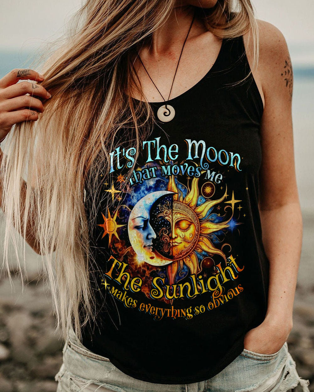 IT'S THE MOON THAT MOVES ME ALL OVER PRINT - TYTD1704231