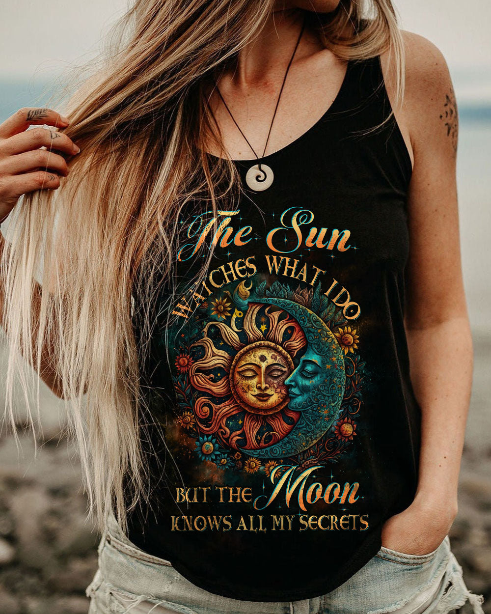 THE SUN WATCHES WHAT I DO ALL OVER PRINT - YHHG0905233