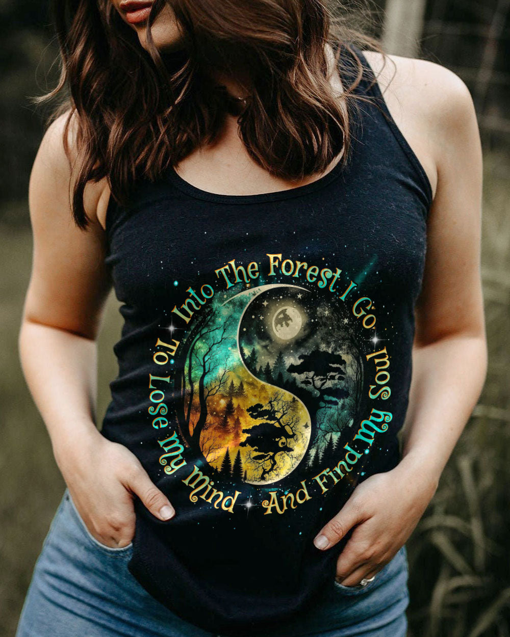 INTO THE FOREST I GO YINYANG ALL OVER PRINT - TLTR1904233