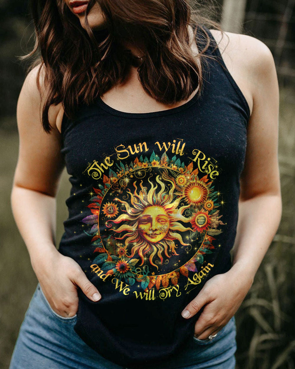 THE SUN WILL RISE ALL OVER PRINT - TYTD0704232