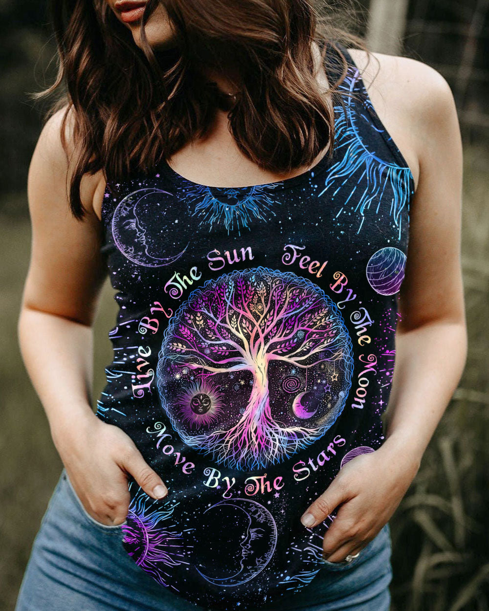 LIVE BY THE SUN TREE OF LIFE ALL OVER PRINT - TLNZ2104233
