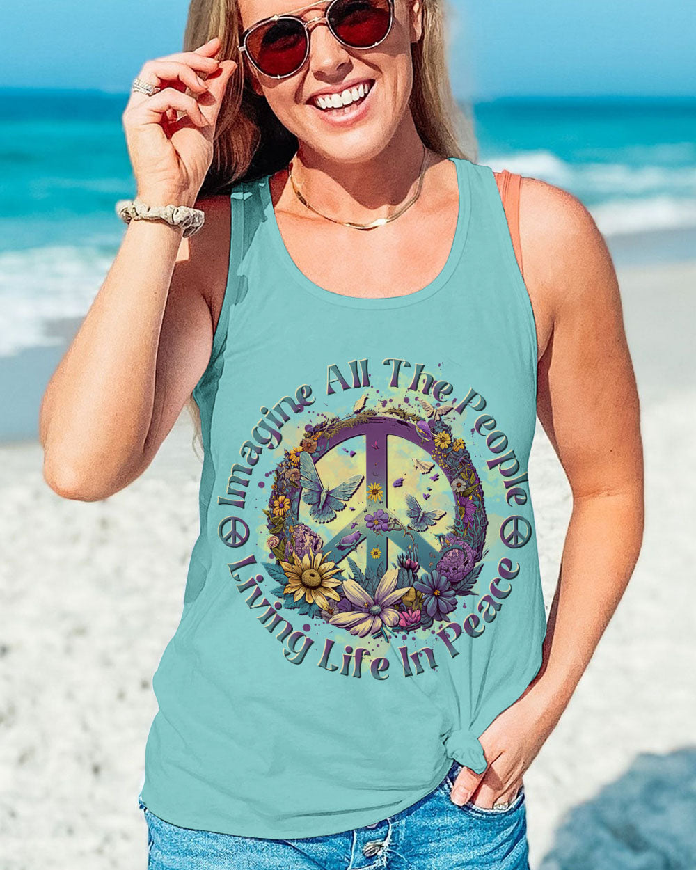 IMAGINE ALL THE PEOPLE LIVING LIFE IN PEACE ALL OVER PRINT - TLTR2504234