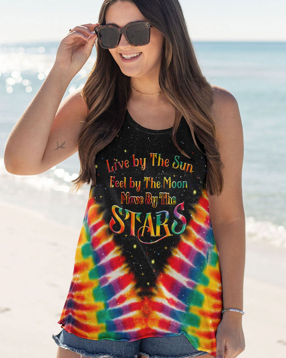 LIVE BY THE SUN TIE DYE ALL OVER PRINT - TYTM1305231