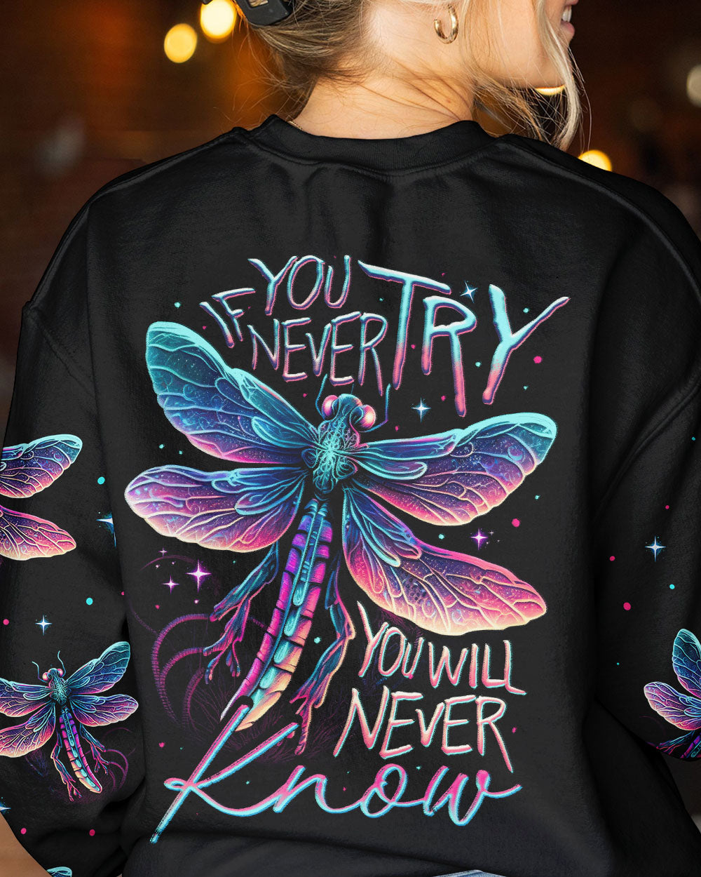 IF YOU NEVER TRY YOU WILL NEVER KNOW ALL OVER PRINT - TY1904233
