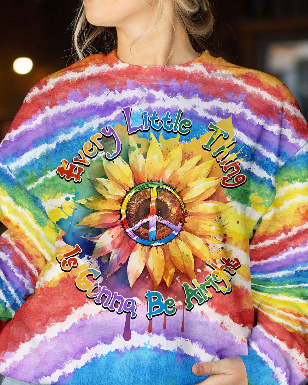 EVERY LITTLE THING IS GONNA BE ALRIGHT RAINBOW ALL OVER PRINT - TYTM2003233