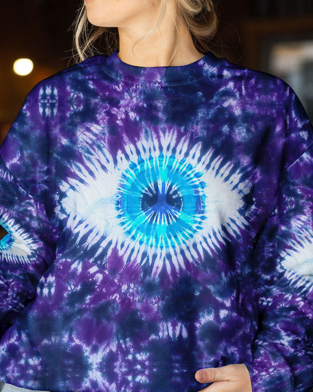 THE EYES ARE USELESS WHEN THE MIND IS BLIND TIE DYE ALL OVER PRINT - TLTW0905233