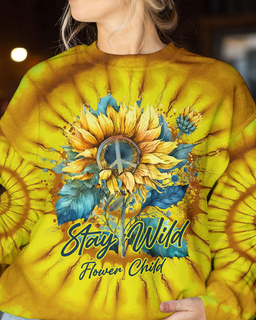 STAY WILD FLOWER CHILD ALL OVER PRINT - TYTD05042