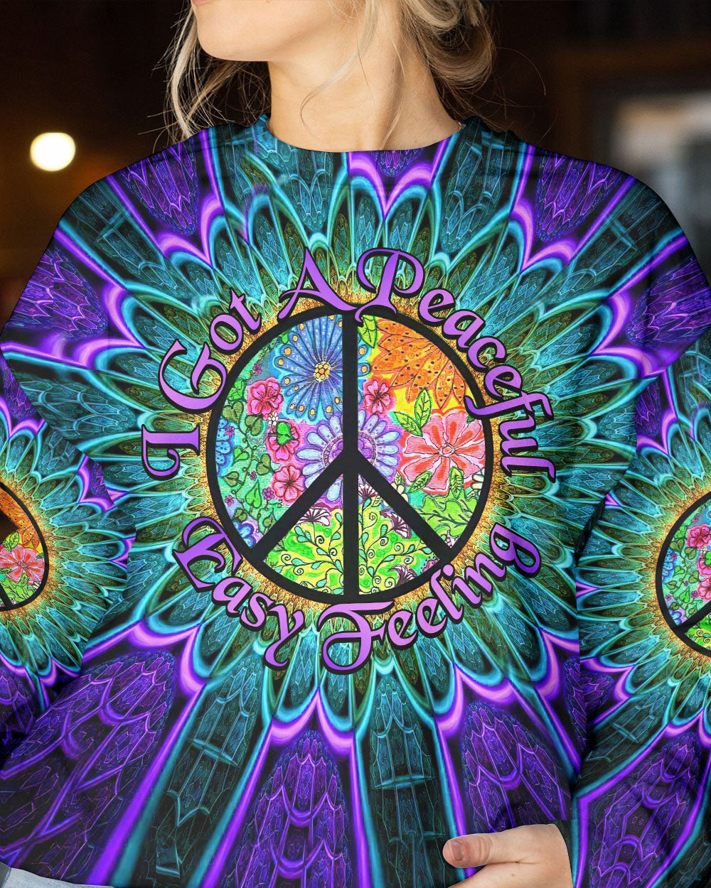 I GOT A PEACEFUL TIE DYE ALL OVER PRINT - TYTM1204233